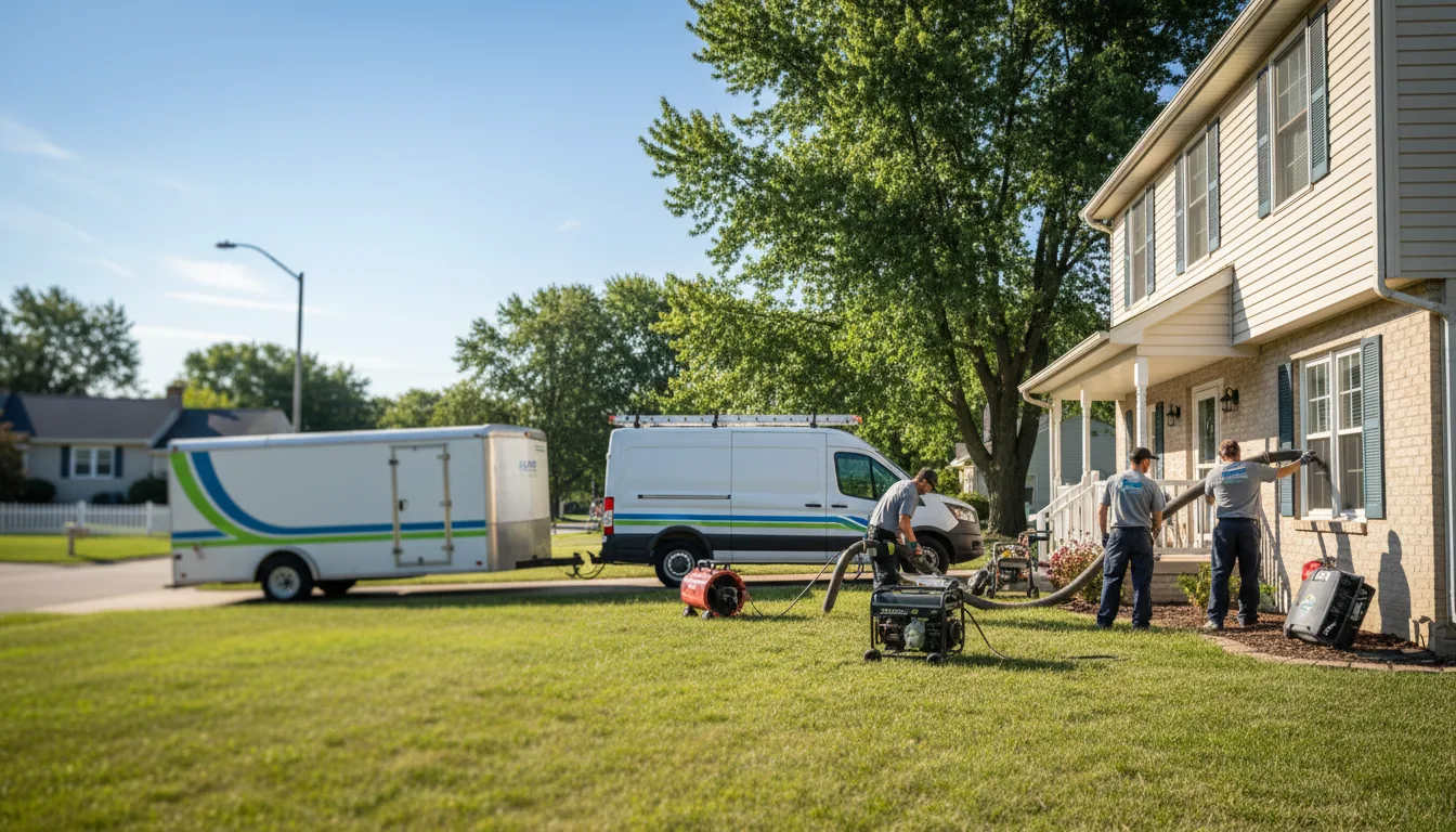 Flooded Basement Restoration And Cleanup With Repair in Benson, MN near me